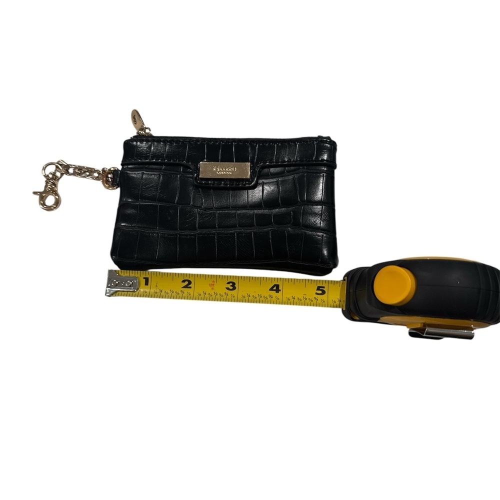 Dune London Black Mini Clutch Croc Embossed Purse - Picture 3 of 11